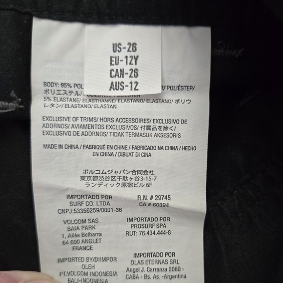 Volcom Blue and Gray Casual Shorts Lightweight Design - Picture 14 of 15